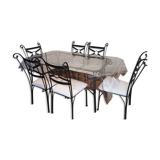 Dining table and chairs