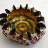 Organic barbotine ashtray and pocket tray