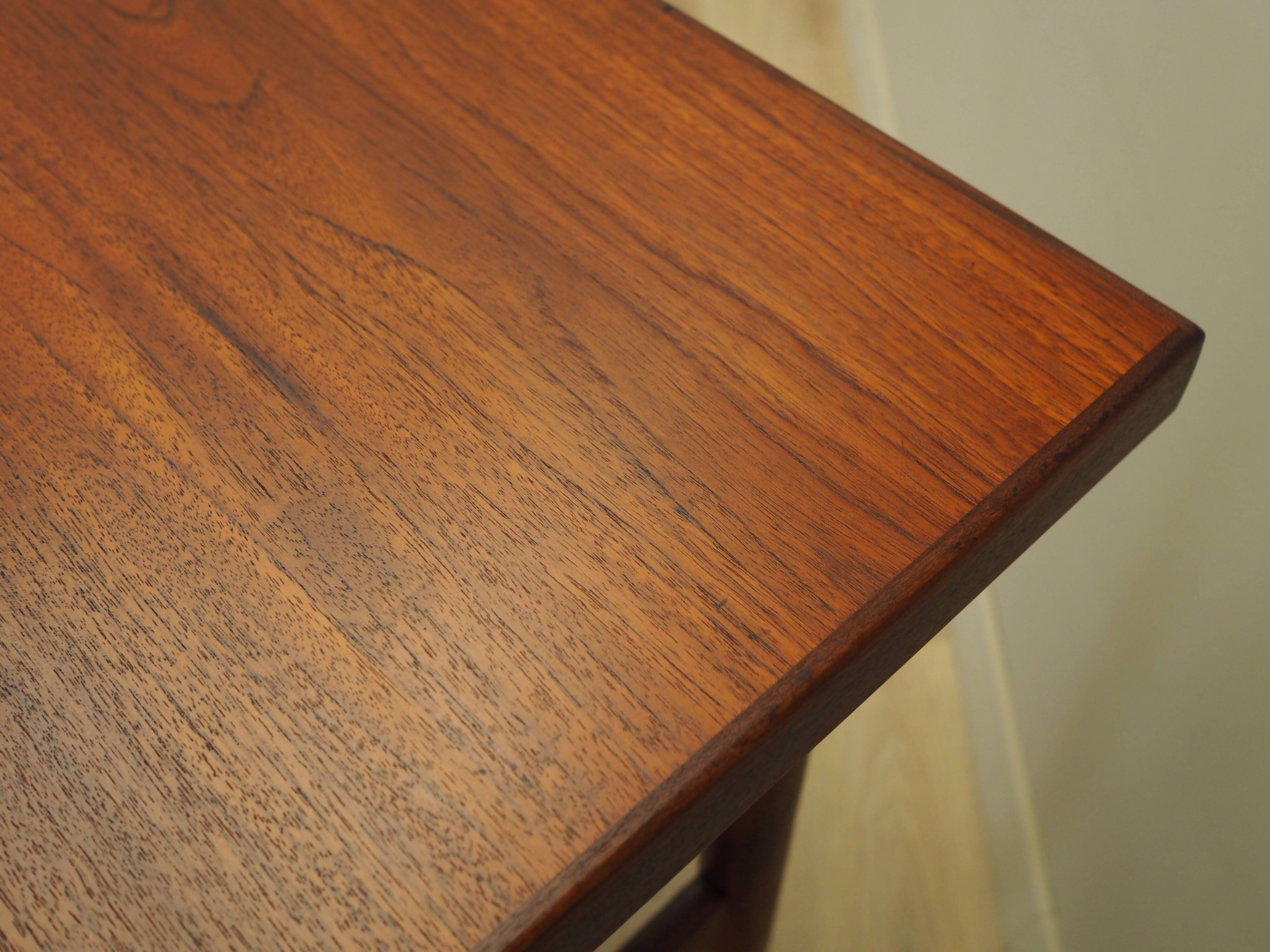 Teak desk, Danish design, 1970s, production: Denmark