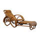Chaise longue en rotin