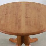 Round Danish Design dining room table extendable 'Auenwald'