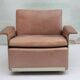 1960s chair leather brown, Dieter Rams