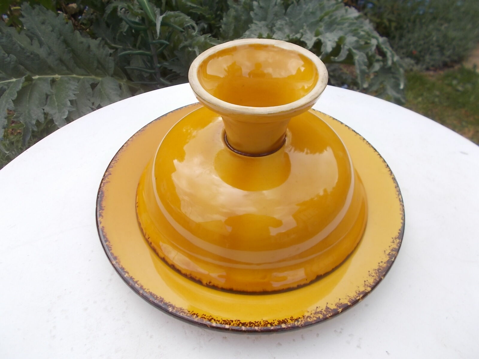 Flat dish and compote dish