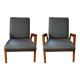 Paire de fauteuils vintage
