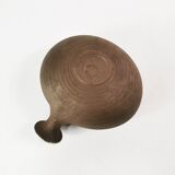 Ceramic, modernist bowl with handle, H. Ditlev. Denmark, 1960s