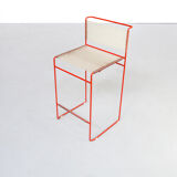 70s Giandomenico Belotti spaghetti stools for Fly Line set of 2