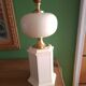 1980s lacquered metal lamp, the Dolphin