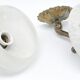 Vintage brass and glass sconces, 1930s, set of 2