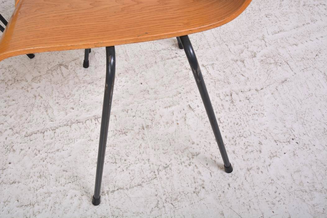 Set of 8 GA Chairs by Hans Bellmann for Horgen-Glarus, Switzerland, 1960s