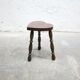 Tabouret vintage en bois