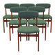 Set of six teak chairs, Danish design, 1960s, manufacture: N. & K. Bundgaar
