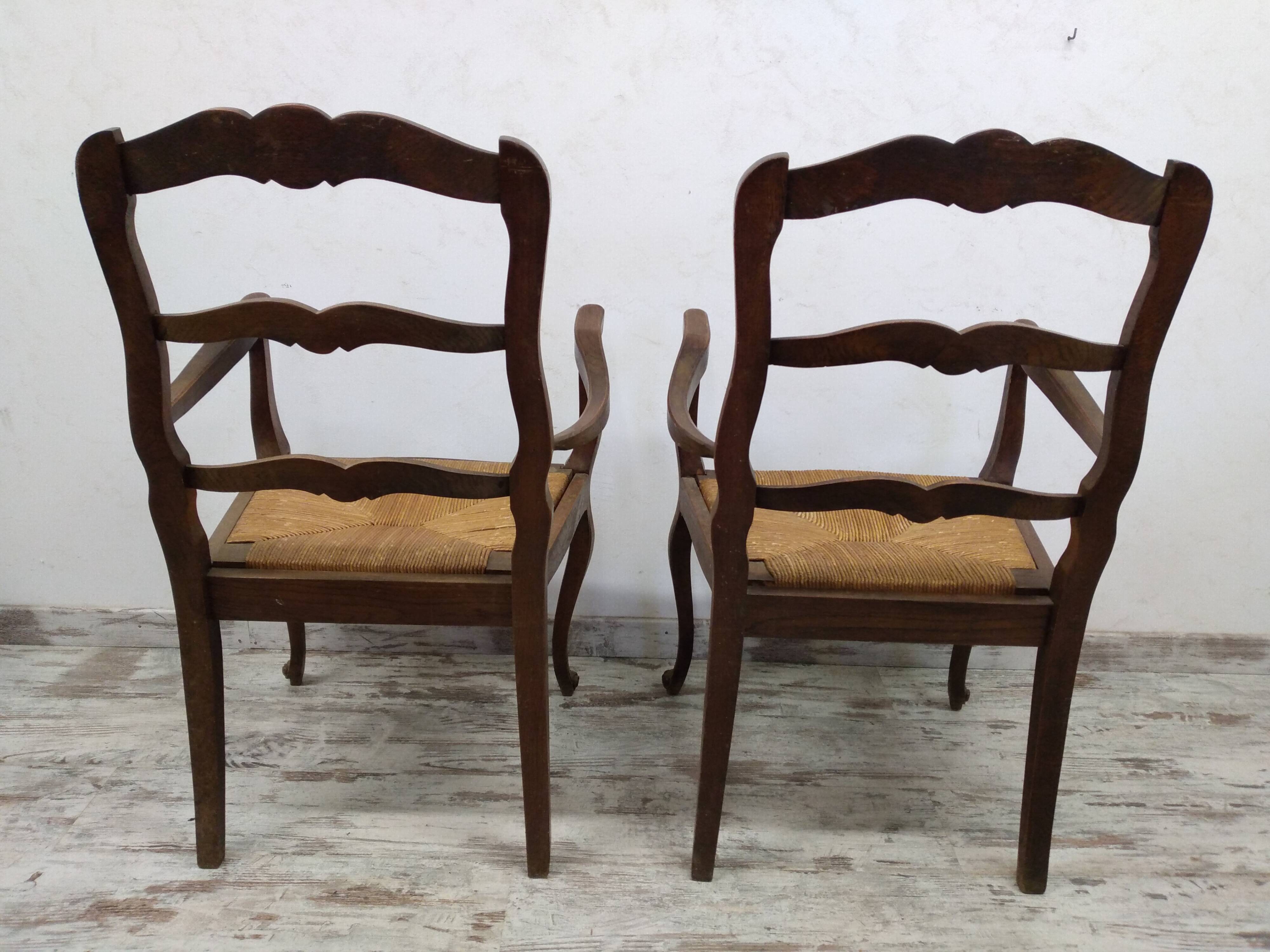 Old regency armchairs