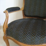 Voltaire armchair in noyer 19th century