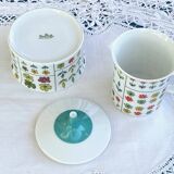 Vintage Rosenthal Design Baumann Pucci Porcelain Sugar Bowl and Pot - 1960