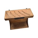 Vintage Le Creuset Wooden Wall shelf/Cabinet, 1970s
