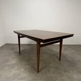 Table scandinave extensible en palissandre 1960
