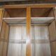 Vintage two-door wardrobe from the 50s, easy to assemble