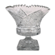 Cut on foot in cut crystal