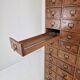 Dutch Industrial Oak Filling Apothecary or Archive Cabinet, Ca. 1900