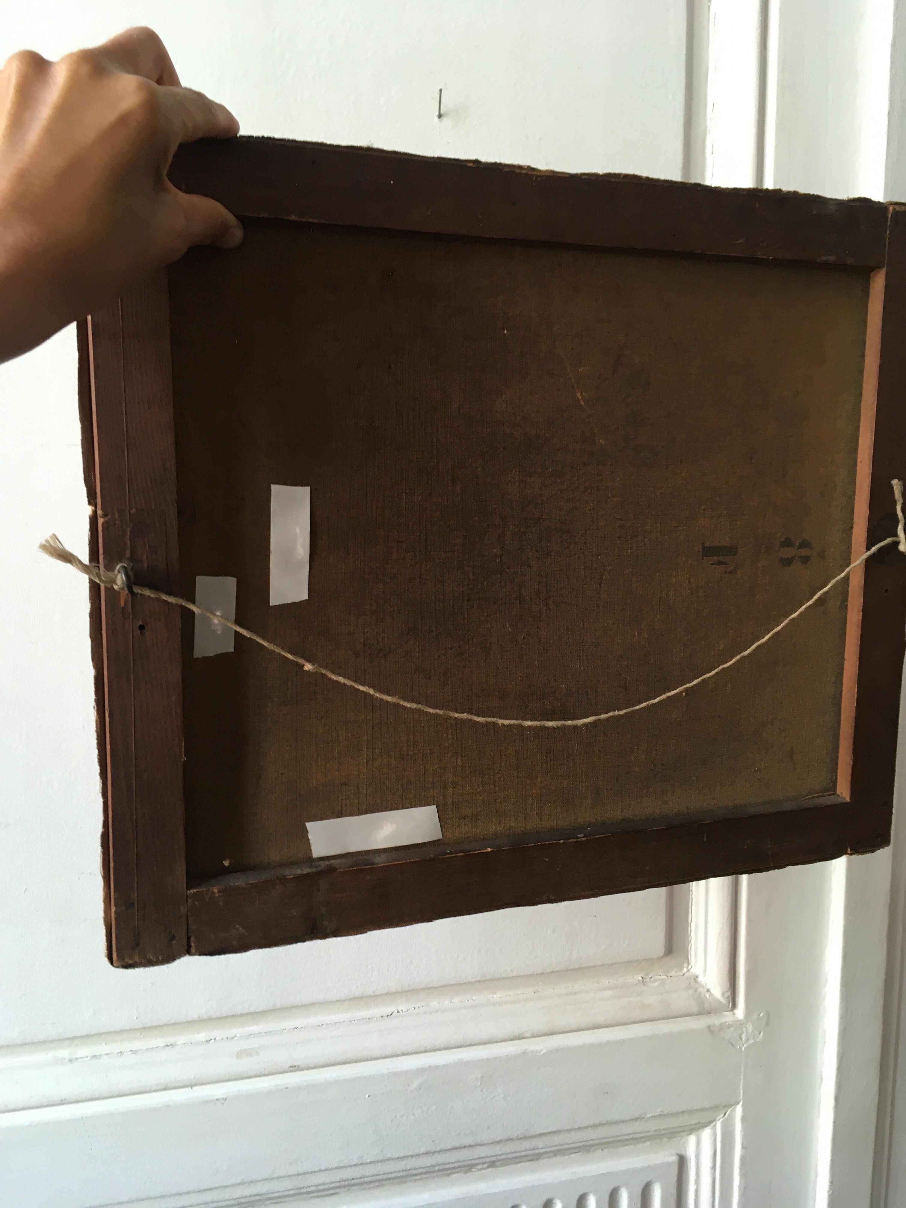 Landscape painting oil debut XX ieme