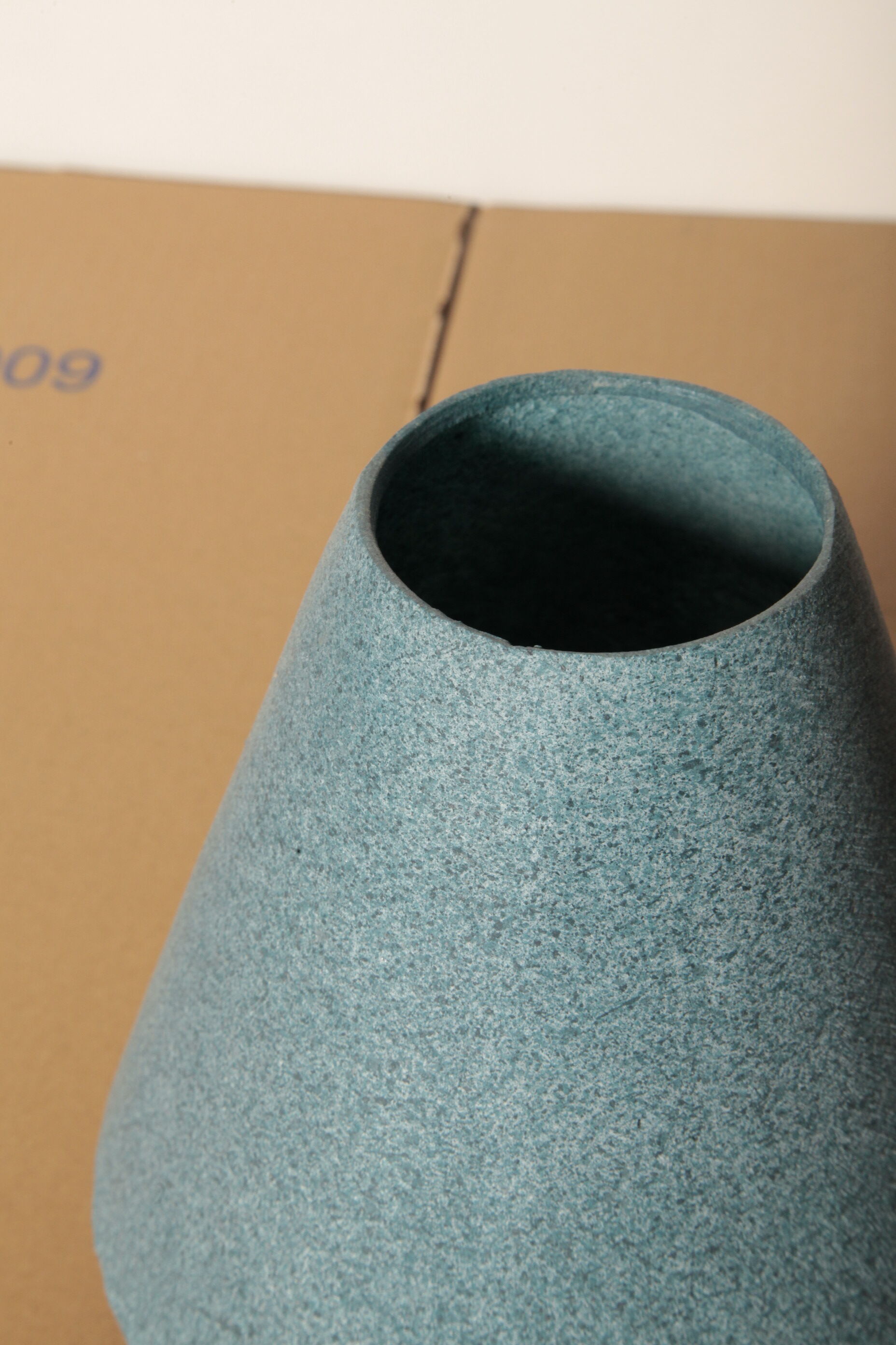 Vase tetra gris mineral