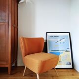 Blood orange cocktail armchair