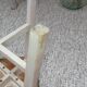 Tabouret bois et formica