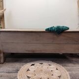 Chest, bench, kneading trough, trunk, solid oak