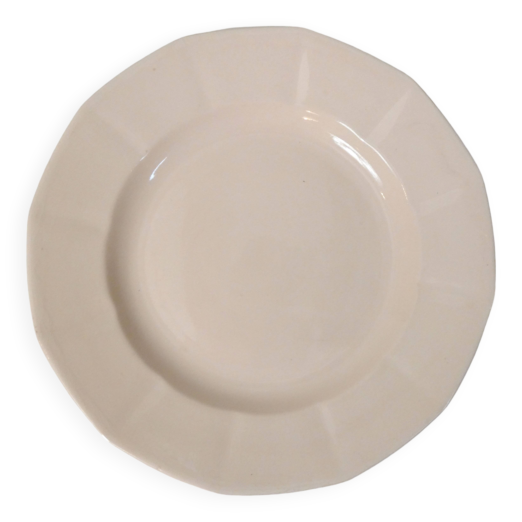 Digoin Sarreguemines powder pink presentation plate