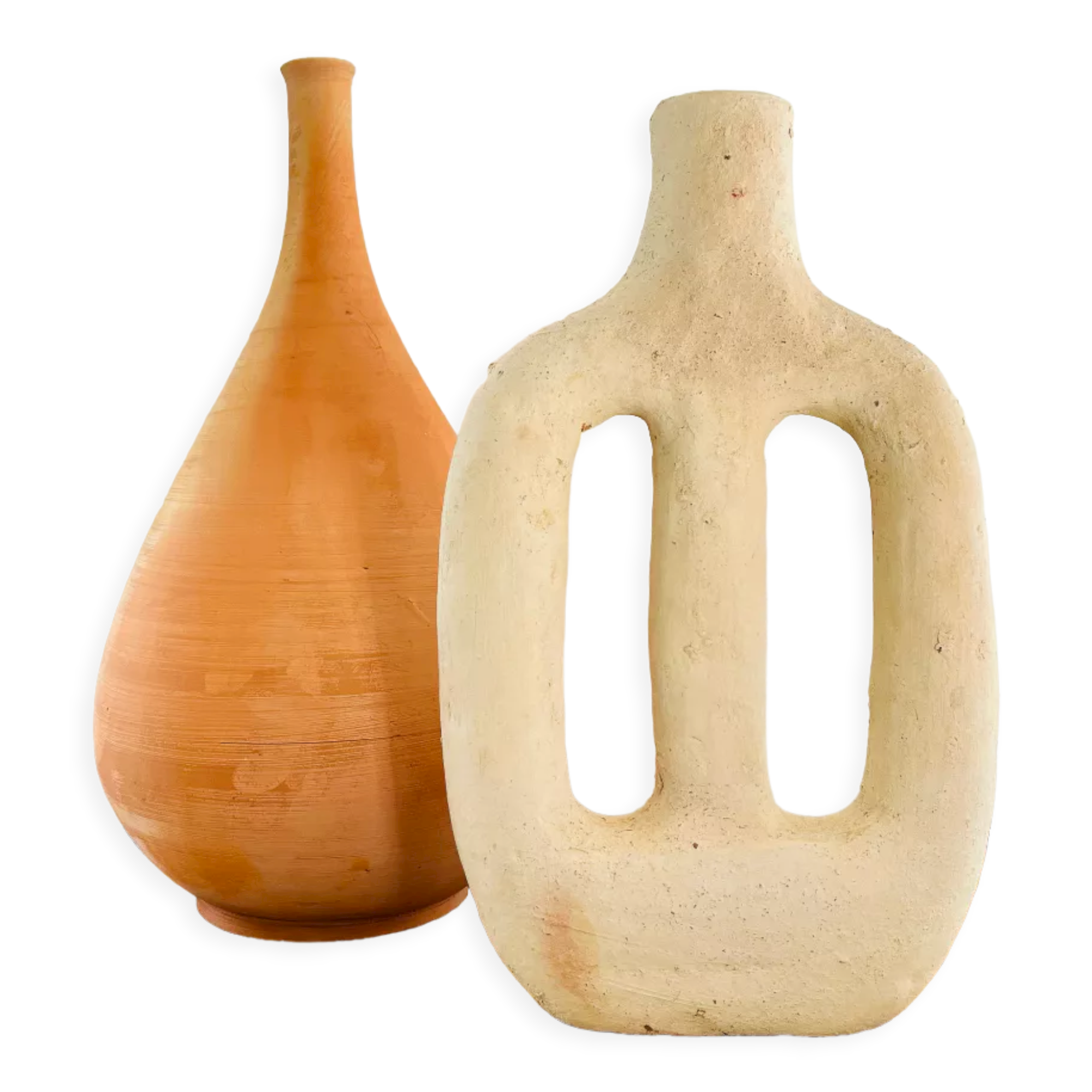 Moroccan pottery Tamegroute blanche