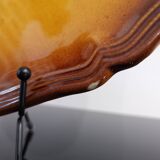 Glazed ceramic serving dish Creation A. Ferlay Vallauris
