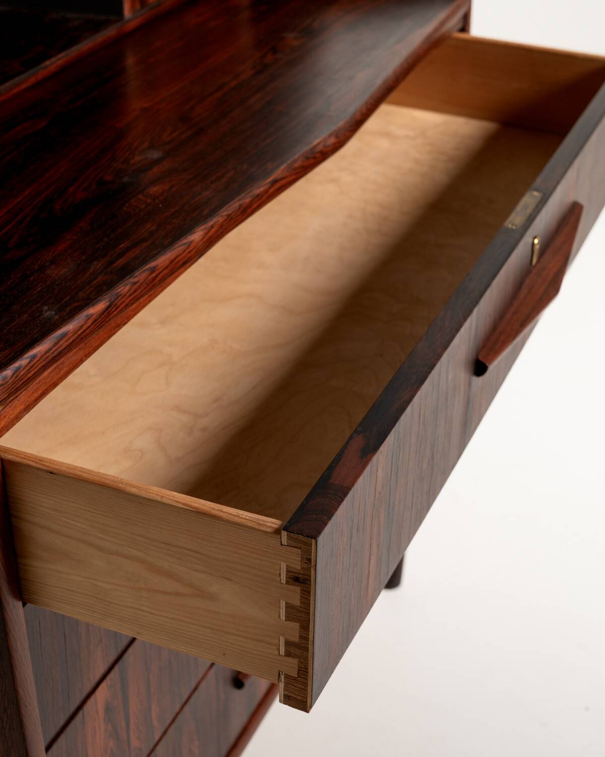 Danish rosewood secretary, 1950s/1960s