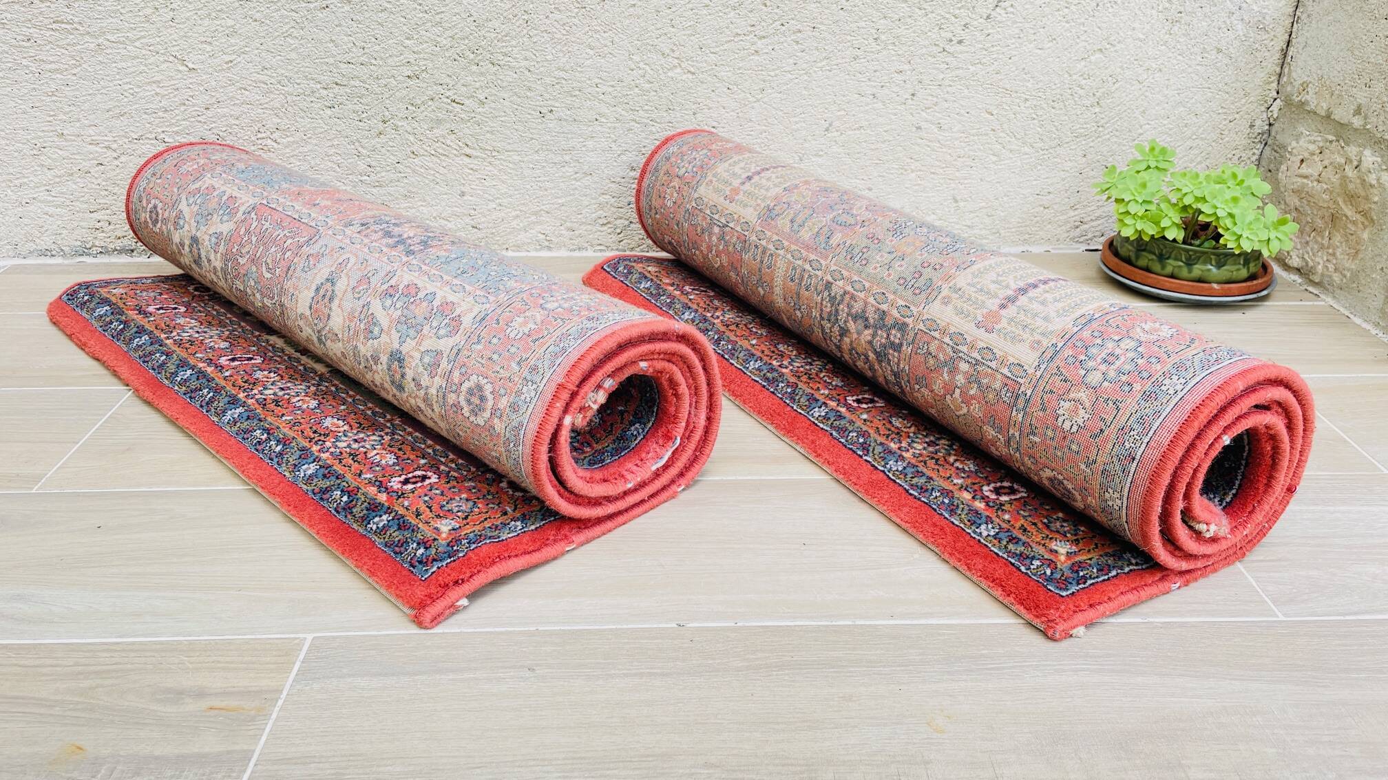 Pair of Vintage Rugs, Art Deco Inspiration