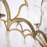 Louis XV style cage chandelier with tassels
