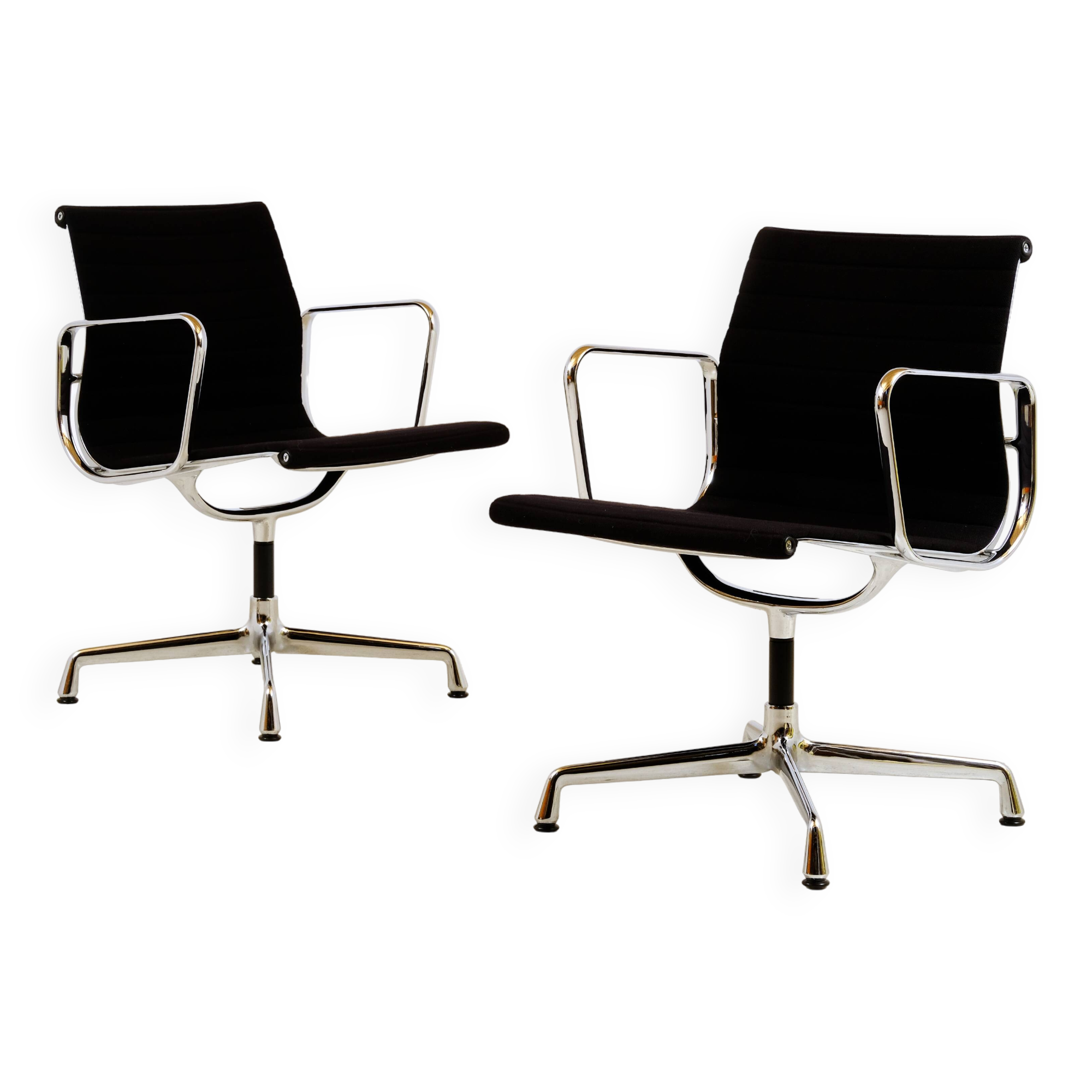 Pair of EA108 Eames armchairs for Vitra