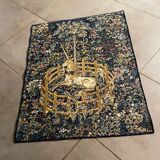 Aubusson tapestry, with the Captives of a unicorn