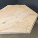 Octagonal Italian marble dining table 1970s