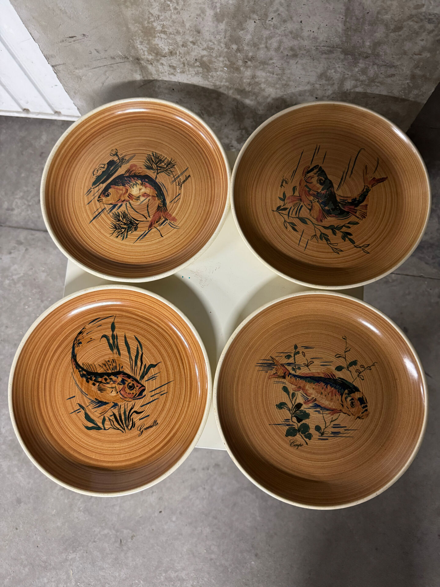 4 assiettes Sarreguemines