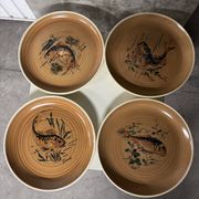 4 plates Sarreguemines