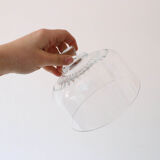 Glass cheese bell, vintage