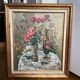 Oil painting on canvas, signed, dimensions: height - 70 cm - width - 60 cm