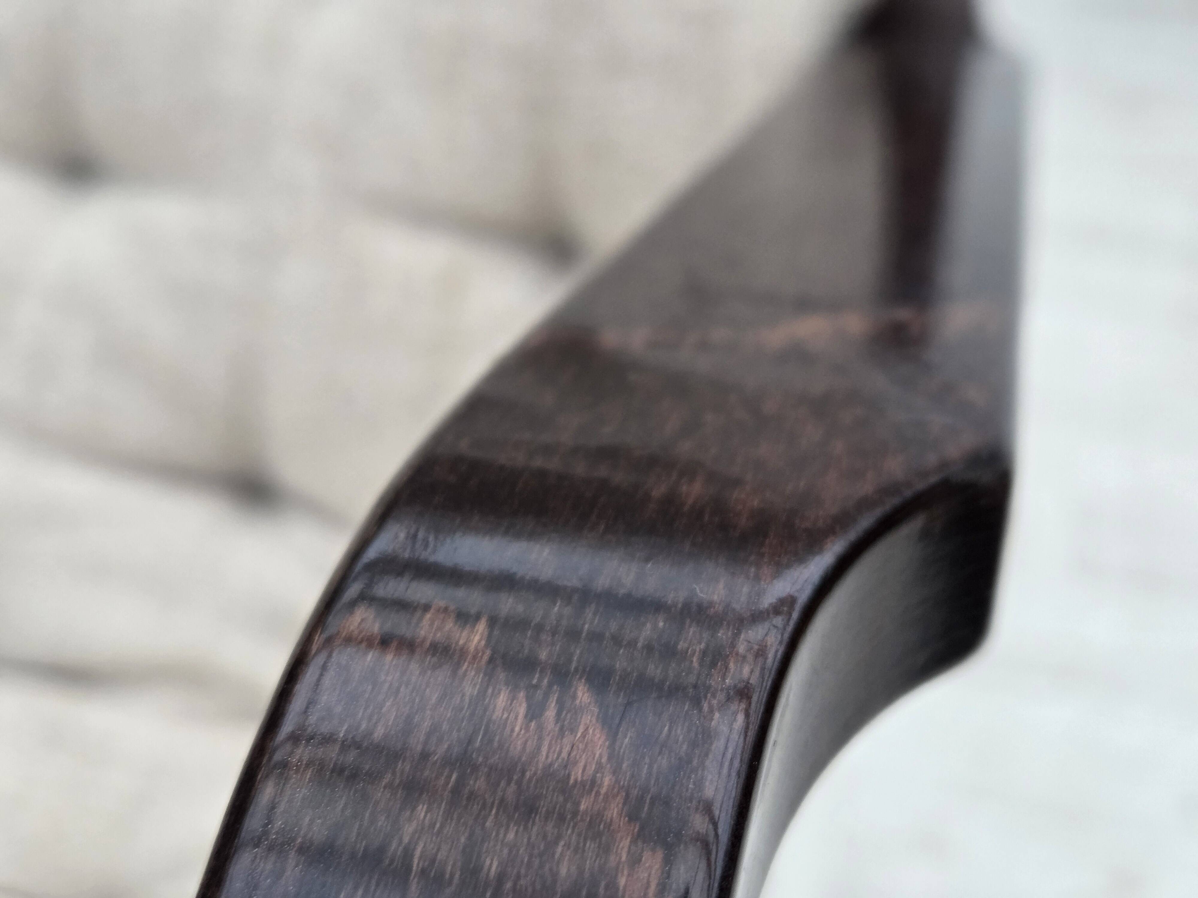 1970s, Scandinavian armchair, furniture wool, dark beech wood.