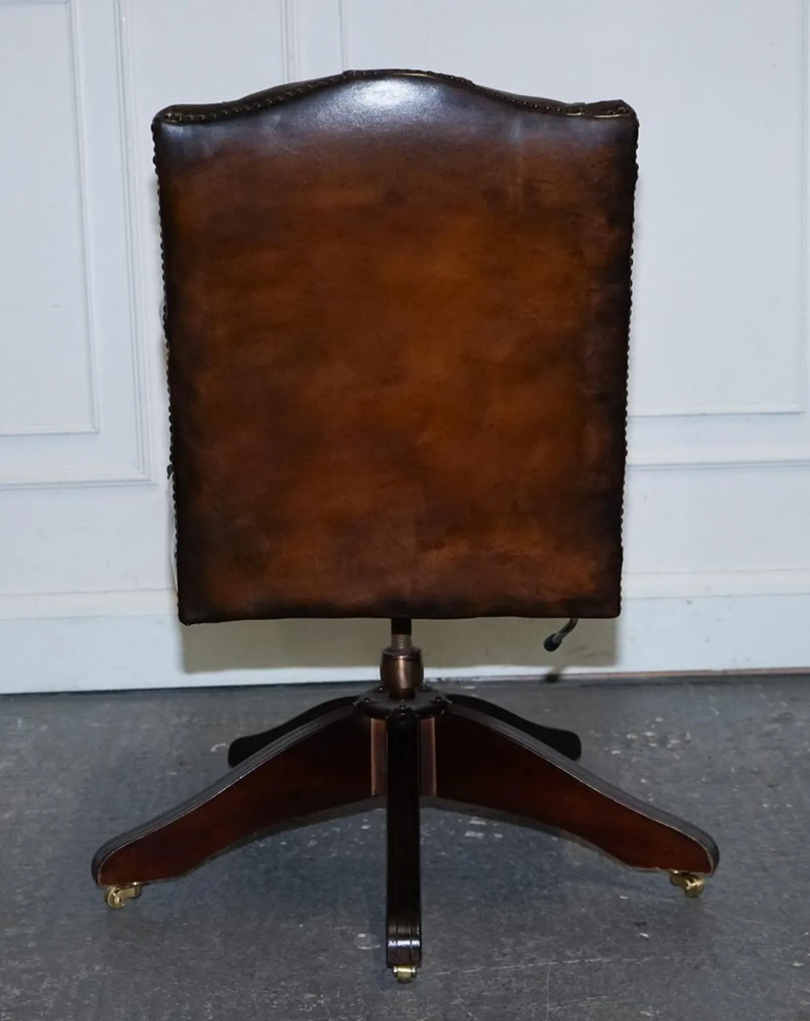Chesterfield Director's Chair in Brown Cigar Leather
