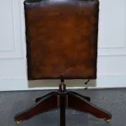 Chesterfield Director's Chair in Brown Cigar Leather