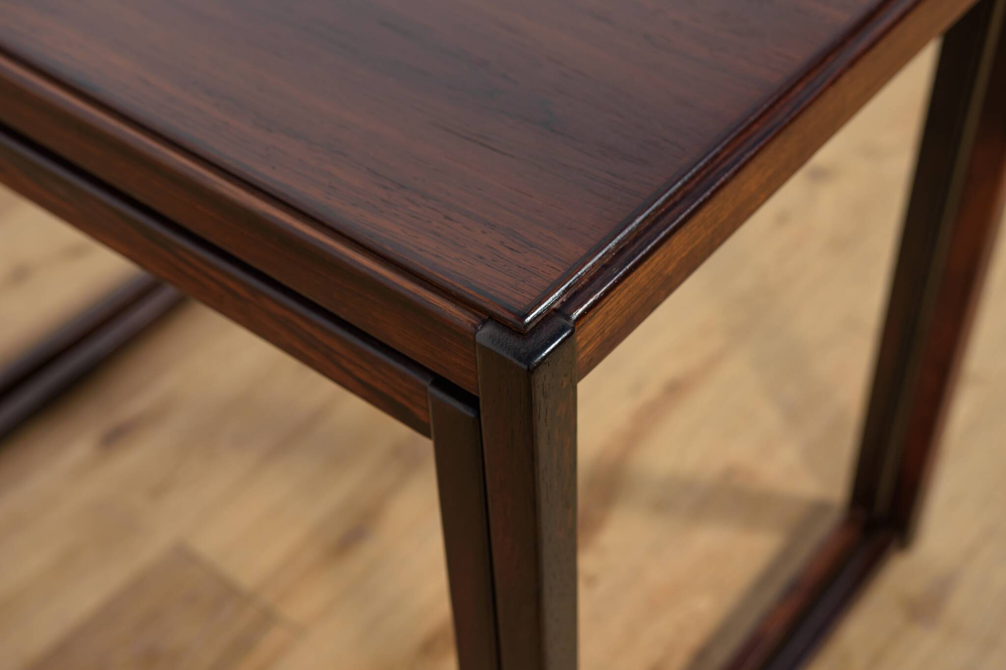 Mid-Century Rosewood Nesting Tables, 1960s, Sweden, Set of 2