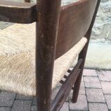 Rustic mulched armchair