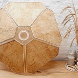 Lampshade flower suspension