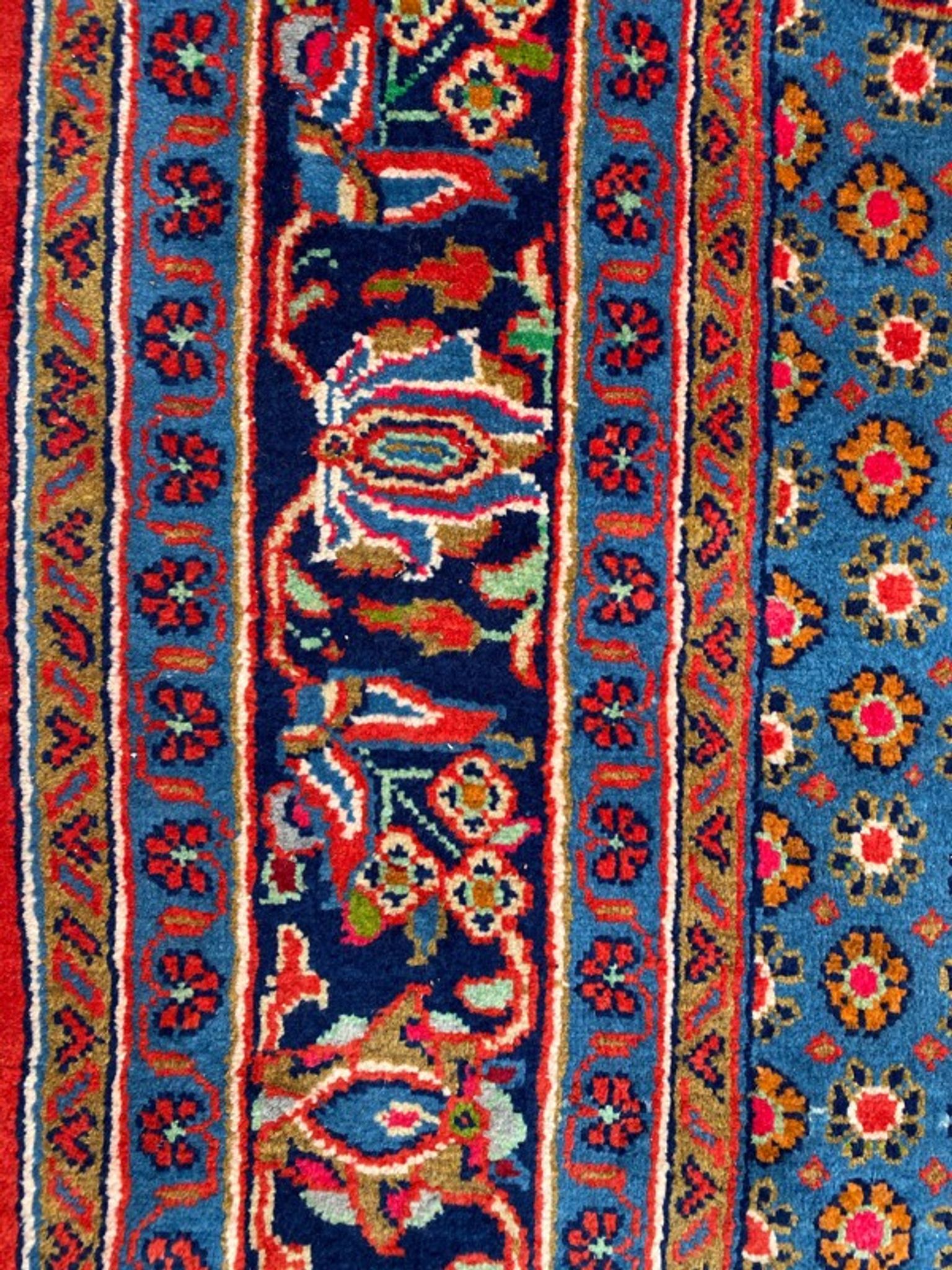 Vintage Persian mahal carpet 238x354