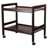 1970s Scandinavian teak serving cart by Brdr Furbo Spøttrup