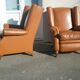 Pair of armchairs English